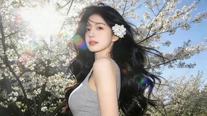 逆光的美颜
