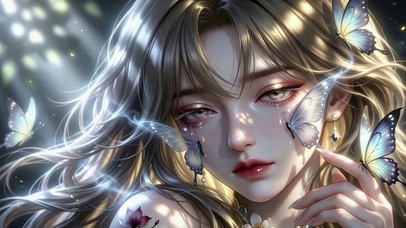 蝶泪光影