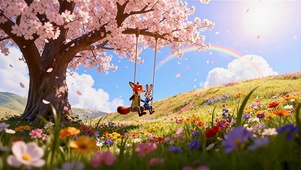 朱迪和尼克荡秋千