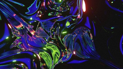 神秘绚丽流动桌面