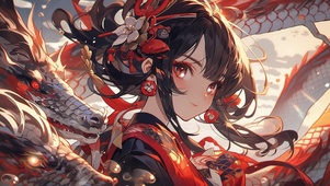 少女与龙