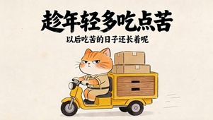 以后吃苦日子还长