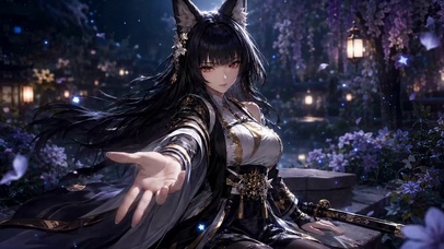 月夜狐耳姬