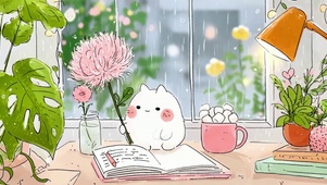 雨窗下小萌物