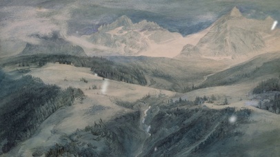 4k唯美大雪封山千里江山图