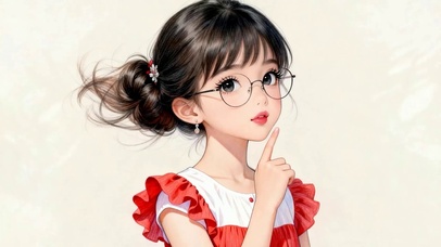 可爱女孩