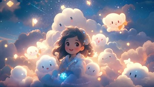 云朵小女孩
