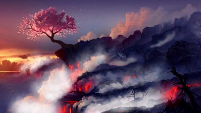 樱花树下