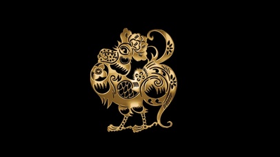 金色十二生肖酉鸡