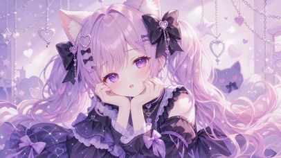 纯欲双马尾猫娘