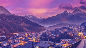 乡村夜景