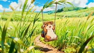 荡秋千的仓鼠
