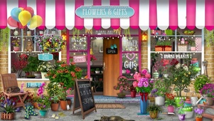 唯美夏季花店