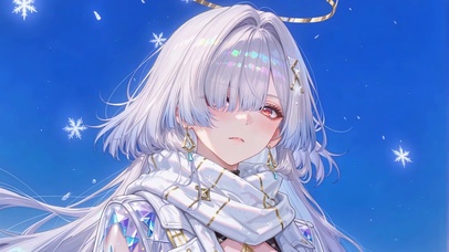 雪境清纯少女莫宁