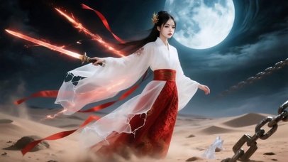 4K古风仙侠汉服美女