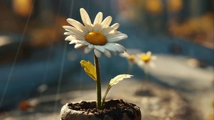 一盆小花