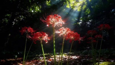 彼岸花像一场未完成的梦