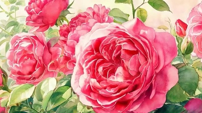 护眼花朵带鱼屏