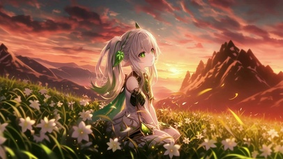 纳西妲丨风染晚晴丨