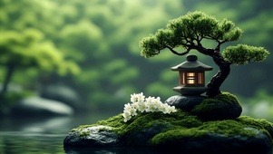 绿色禅意