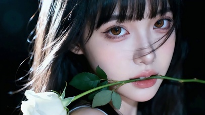 气质甜酷美女