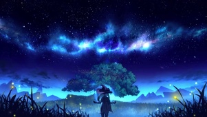 森林星空魔法少女