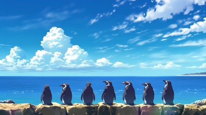 大海与企鹅