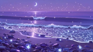 紫色海洋