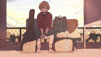 车站治愈系男孩