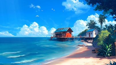 治愈的海上小屋