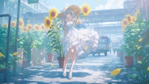 向日葵女孩