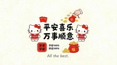 平安喜乐万事顺意