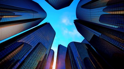 4K 高清 现代化摩天大楼