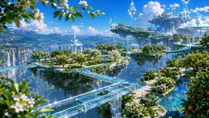 天空花园仙境