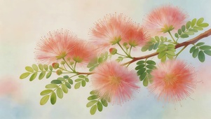 唯美的栾树花