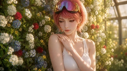 花墙甜酷少女-佐娅