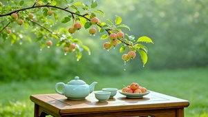 护眼苹果小雨4K