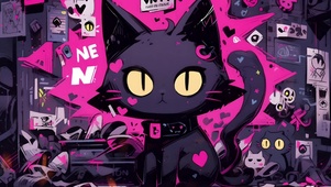 暗夜黑猫