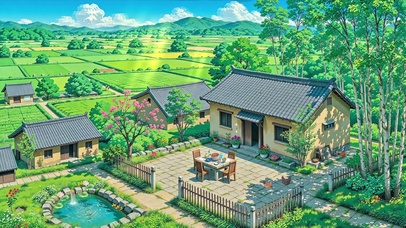 清新护眼农村生活桌面壁纸