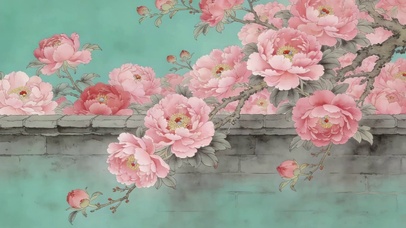 墙角梅花