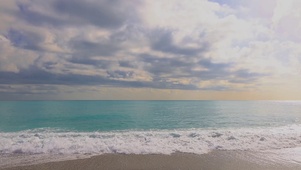 沙滩海浪