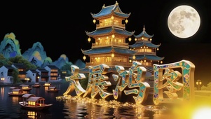 景泰蓝大展鸿图山水赋
