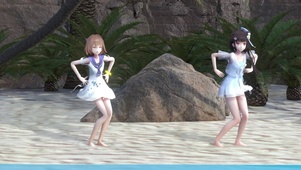 MMD 海边少女