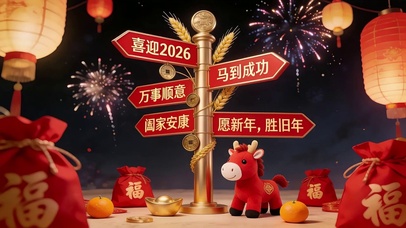 喜迎马年