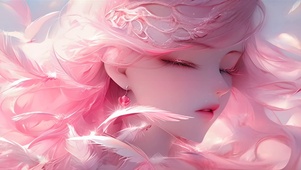 4K 粉红少女