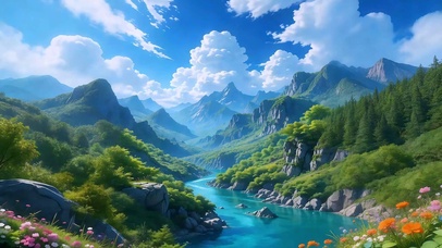 晴川与远峰