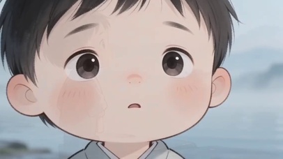 孩童的等待