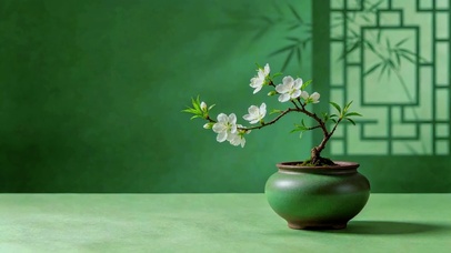 中式治愈盆栽