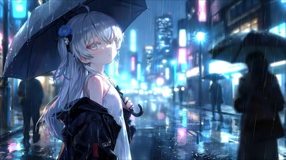 东雪莲雨天