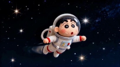 毛绒玩具太空小新